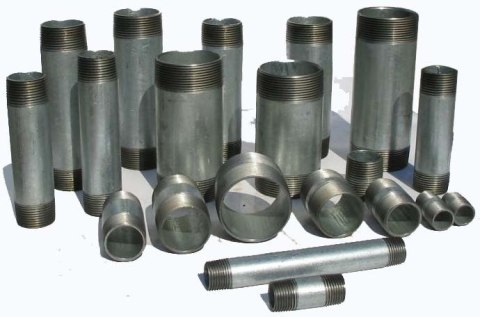 Sztucer (króciec) ocynk gwintowana 5/4" długość: 12,0cm Sztucer (króciec) ocynk gwintowana 5/4" długość: 12,0cm