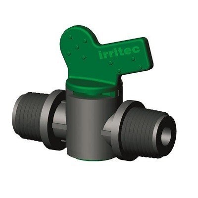 Zawór mini 3/4"-3/4" GZ-GZ zielony Zawór mini 3/4"-3/4" GZ-GZ zielony